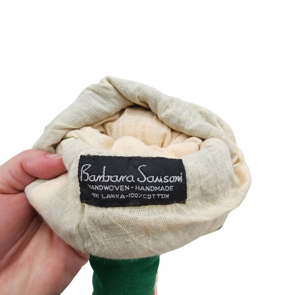 Vintage Barbara Samsoni Hand Woven Alligator Puppet - Picture 4 of 4